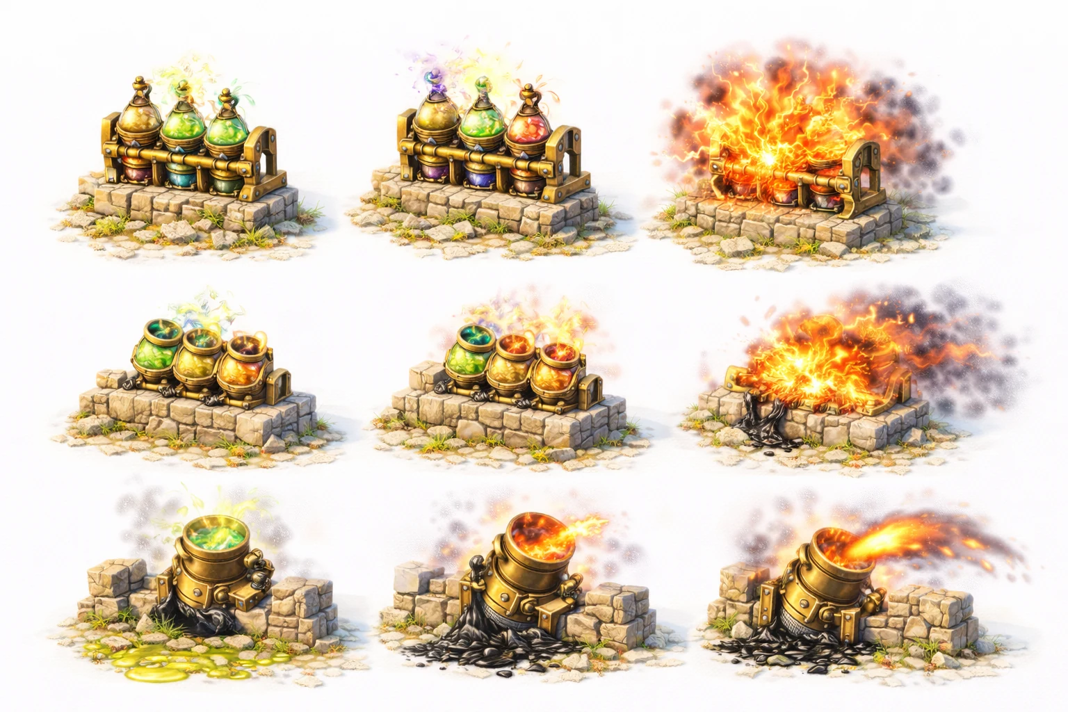 Fizzbomb Rack trap concept sheet